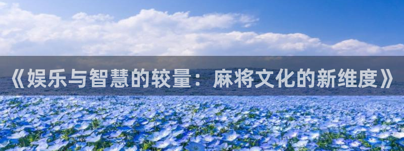 佛山市南海okooo澳客机电仪器有限公司：《娱乐与智慧的较量：麻将文化的新维度》