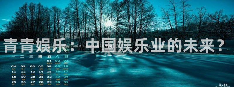 www.okooo澳客体育.com：青青娱乐：中国娱乐业的未来？